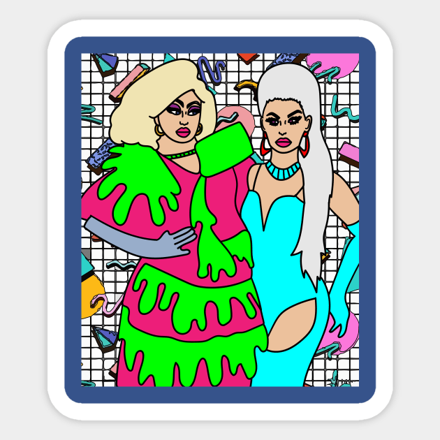 Proud Drag Queen Inspired Sticker by flofin